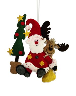 Babbo Natale con Renna kit