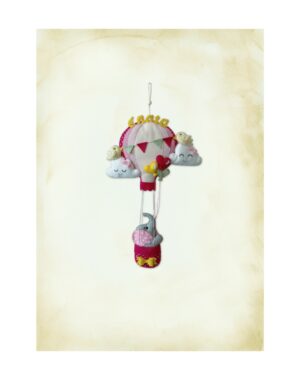 Mongolfiera con Elefantino cartamodello