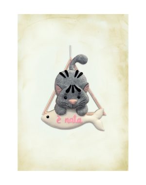 Il Pesce e il Gatto cartamodello
