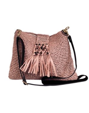 Borsa Clutch in Rafia