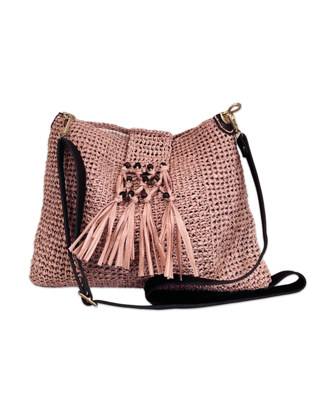 Borsa Clutch in Rafia