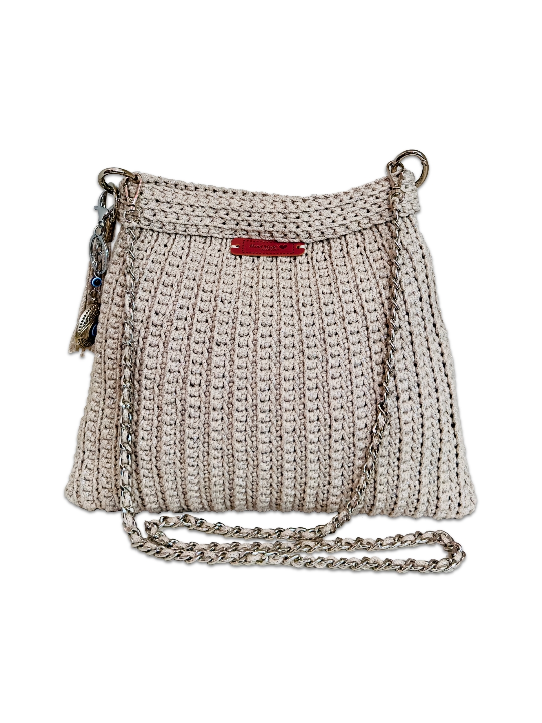 Borsa Clutch Beige Foderata Internamente