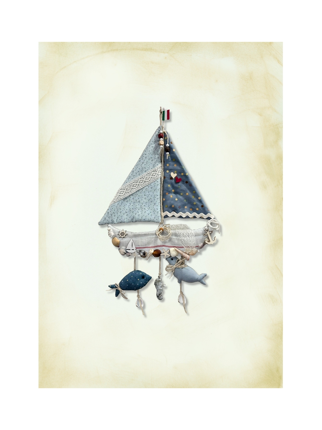 La Barca a Vela... Il Pesce... La Foca cartamodello